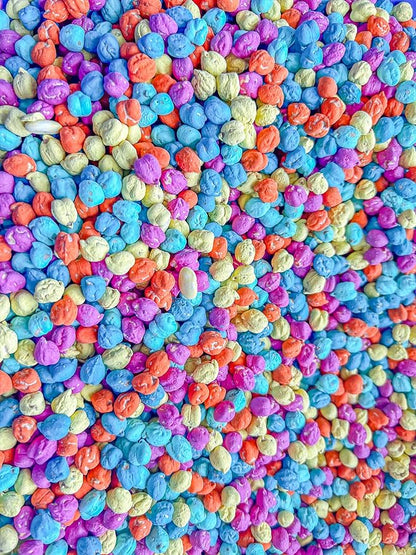 Colored Chickpeas for Sensory Play and Sensory Bins - Many Different Seasonal Colors (2 Cups, Summer 2)
