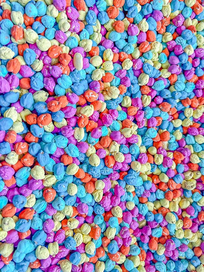 Colored Chickpeas for Sensory Play and Sensory Bins - Many Different Seasonal Colors (4 Cups, Summer 2)