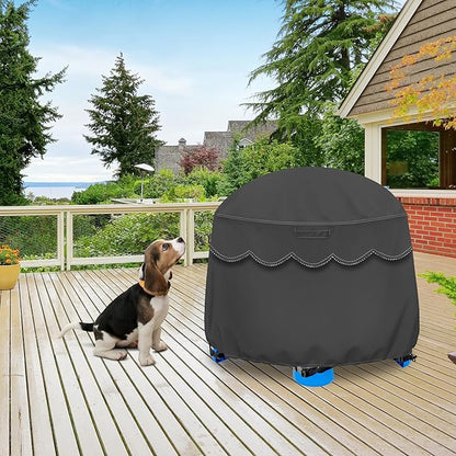 Kids Water Table Cover Fit Little Tikes Fish 'n Splash Water Table, Waterproof Dust Proof Outdoor Toys -Cover only,34"Dx20"H (Grey)