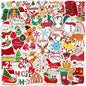 Christmas Stickers Christmas Decorations Party Supplies Party Favors Accessories Gift Idea For Boys Girls Kids Teens Adult Family Celebration Christmas Tree Santa Claus Reindeer Winter Snow Xmas Décor