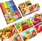 Magnetic Blocks for Toddlers, 1.65 inch Large Building Blocks Tiles, Funny Simle Fruits Puzzle Game, Sensory Montessori STEM Travel Toys for Boys and Girls Ages 3-5 4-8