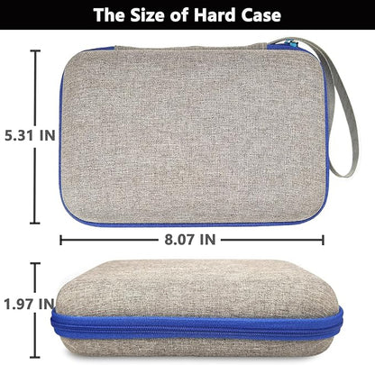 Case Compatible with Giiker Super Slide Brain Games, Protective Storage Bag Holder for Giiker Brain Teaser Puzzles Games Toys (Only Case) (Blue-Grey)