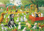 Puzzles for Adults 500 Pieces Colorful Dog Park Jigsaw Puzzles 500 Pieces Difficult Fun Cute Puppy Unique Beautiful Family Puzzle Challenging Games Gift for Adults (21"x15")