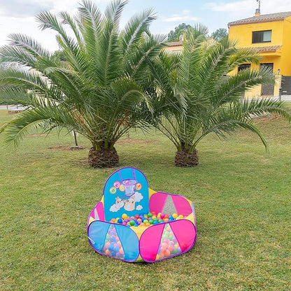 Ball Pool for Toddlers | Kids Ball Pit | Ball Pit for Babies | Piscina de Pelotas para Bebes |Playpen with Basketball Hoop and Zipper Storage Bag, 4 Ft/120CM E : Balls NOT Included