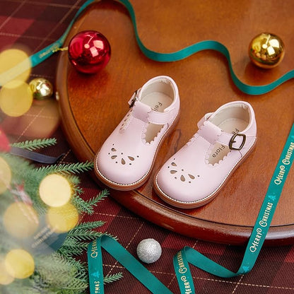 Felix & Flora Toddler Little Girl Mary Jane Dress Shoes - Ballet Flats for Girl Party School Shoes