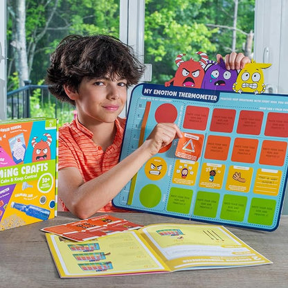 Open The Joy Calming Crafts Kit for Kids - Mindfulness Art Activities, DIY Stress Relief Projects, and Sensory Play for Emotional Wellness - Ages 4 and Up