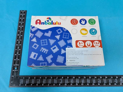 Magnetic Building Tiles, 134PCS Large Magnet Building Set,Magnetic Blocks, 3D STEM Stacking Toys, Magnets Toy for Kids Boys Girls