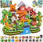 150 PCS Magnetic Blocks - Building Block for Kids Ages 4-8, Magnet Blocks Cubes Tiles Constructions Toys Girl Boy, STEM Educational Montessori Stacking Toy, Sensory Play Game Preschool Learning Gifts