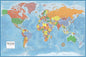 24x36 World Classic Premier Wall Map Poster (Laminated)