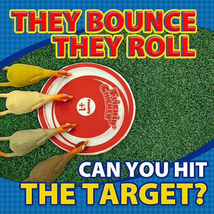 University Games, Flickin Chicken Indoor Outdoor Target Toss Game, The Go Anywhere Game for 2 or More Players Ages 6 and Up