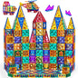 180 PCS Magnetism Blocks Tiles for Kids Ages 3 4 5 6 7 8+, Building Set for Toddlers 3-5 4-8, Stacking Blocks, Educational Construction Toy for Boys and Girls, Creative Play Birthday Gifts 2-4