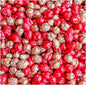 Colored Chickpeas for Sensory Play and Sensory Bins - Many Different Seasonal Colors (4 Cups, Caramel Apple)