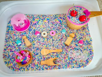 Sweets Sensory Bin For Children
