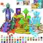 200PCS Magnetic Blocks - Build Mine Magnet World, Magnetic Building Blocks for Kids Ages 4-6 6-8 8-12, STEM Educational Sensory Toys for Boys & Girls, Birthday Toys Gifts for Kids