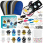 WATINC 12 Pcs Hand Puppet Making Kit, Art Craft Felt Sock Puppet Toys, Creative DIY Make Your Own Pompoms Wiggle Googly Eyes Storytelling Role Play Party Supplies Gift for Girls Boys (Polar Animals)