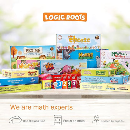 Cloud Hoppers Addition and Subtraction Game - Fun Math Board Game for 6-8 Year Olds, Easy to Play Educational Game for Kids at Home, Perfect STEM Toy Gift for Girls & Boys, Grade 1 & Up