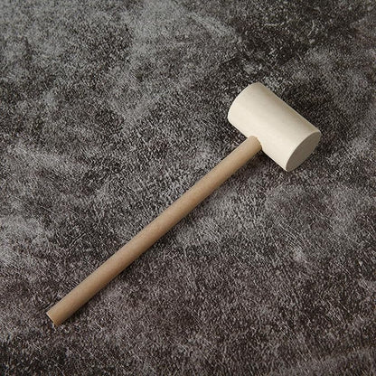 36 Pcs Wooden Hammers for Chocolate, Wood Mallets for Breakable Heart, Small Kids Mallets Crab Hammers