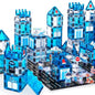 cossy Magnetic Tiles Police Set, Magnet Tiles with Policeman, Magnetic Tiles for Kids Ages 4-8, STEM Toys, Magnet Blocks for Boys and Girls, Creative Building Toys, Police