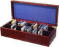 Lighthouse - Coin Box for 50 Slabs - Perfect For Slabs from PCGS, NGC, ANACS, ICG and more - Mahogany Wood Grain Finish
