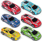 Race Toy Cars for Toddler Boys Girls 7 Inch Friction Powered Trucks for Kids Ages 3 4 5 6 7 8 Years Old Stocking Stuffers for Kids - 6Pack