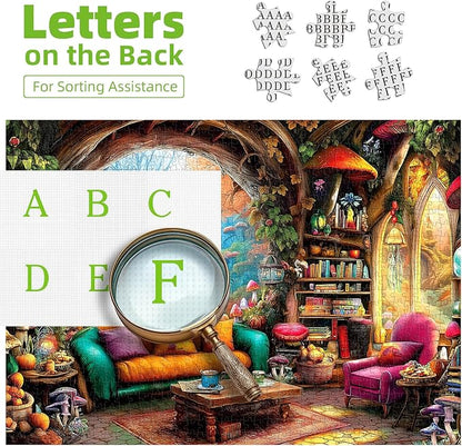 Blueforest 1000 Piece Jigsaw Puzzle for Adults - Whimsical Forest Living Room Magical Puzzle, Challenging Adult Puzzles with Vivid Art, Finished Size 27.5"x19.7"