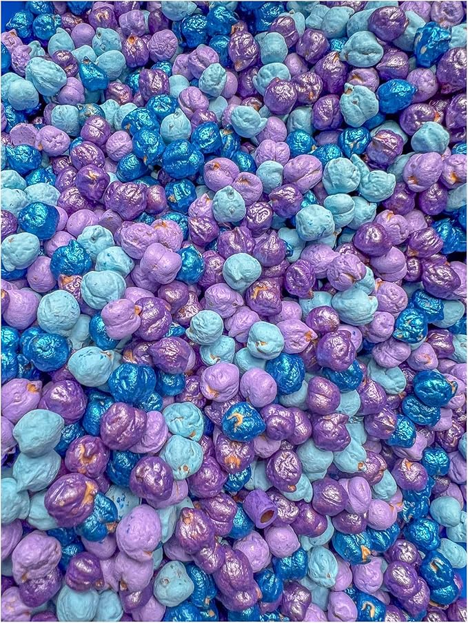 Colored Chickpeas for Sensory Play and Sensory Bins - Many Different Seasonal Colors (4 Cups, Frozen)