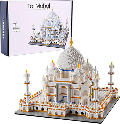 YaJie Taj Mahal Micro Building Blocks Set for Adults, Mini Architecture Bricks Building Sets, Collection Creative Model Toys Gifts for Age 14+ Teens（3950PCS）