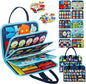 Toddler Busy Board Montessori Toys for 3 Year Old Birthday Gifts for Kids 10 Pages in 1 Soft Felt Activity Book Develop Fine Skills Educational Learning Sensory Travel Toys for Airplane Car