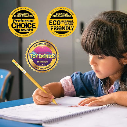 Colored Smencils (2 Pack) - Patented Gourmet Scented Colored Pencils made from Recycled Newspapers, 10 Count, Gifts for Kids, School Supplies, Classroom Rewards
