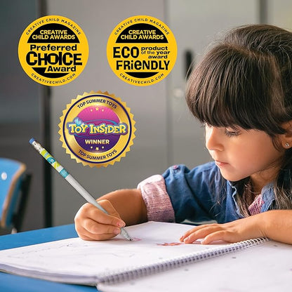 Party Smencils - Patented Gourmet Scented Graphite HB #2 Pencils made from Recycled Newspapers, 10 Count, Gifts for Kids, School Supplies