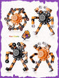 Halloween Decor Toy Gifts for Kids Transformable Fidget Spinners for Adults Stress Relief Sensory Toys for Boys and Girls Fidget Toys Black Orange Halloween Party Decorations