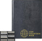 350 Pockets Coin Albums - 35x30 mm/1.3x1.1 inch Pocket Black Coin Book 10 Pages Coin Collection Holder Letter Size Coin Storage Book CS0235BK