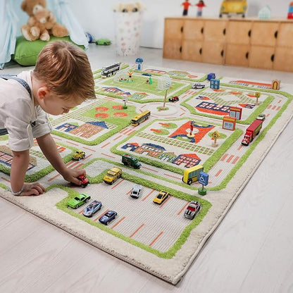 IVI Traffic Collection (Traffic Green, (Large) 71”L x 52.5”W)