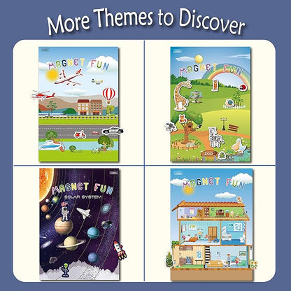 Magnetic Portable Playboard Farm Life (58 Pcs)