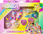 LUV HER XOMG POP Girls BFF 6 Piece Toy Jewelry Box Set with 2 Rings, 2 Bead Bracelets and Snap Hair Clips Ages 3+