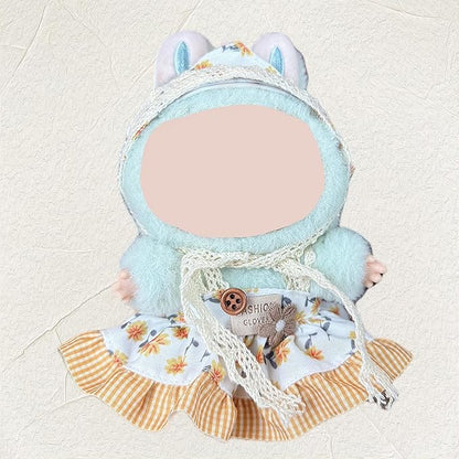 4 Pack—17cm Doll Clothes,Premium Doll Outfit with Accessories,Doll Princess Skirt,Cute Clothes Outfit for 17cm Dolls,End Dolls Fashion Clothing Set(No Dolls and Shoes) (Set 6)