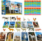 SpriteGru 12 PCS Farm Animal Figurines with 12 Introducing Flashcards, Realistic Farm Animals Playset Montessori Toys Science Educational Matching Game for Homeschool Preschool Toddler Kids