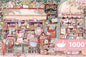 MOMIBOOK Puzzles for Adults 1000 Pieces Jigsaw Puzzles of Flowers in Pages, Painting Image Bookstore Bookshop Difficult Challenging Hard Impossible Puzzle Unique Funny Party Christmas Birthday Gifts