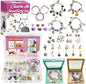 OMTOFUEN Charm Jewelry Making Kit, Create Your Own Bracelets, Necklaces, Earrings,Crafts Gifts Set for Arts and Crafts,5-12girls