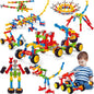 MOONTOY STEM Kits Building Toys for 3 4 5 6 7 8 Year Old Boy Girl Birthday Gift, Educational Building Blocks for Kids Ages 3-5 5-7 4-8 6-8, Preschool Engineering Set Creative Activities Classroom Game