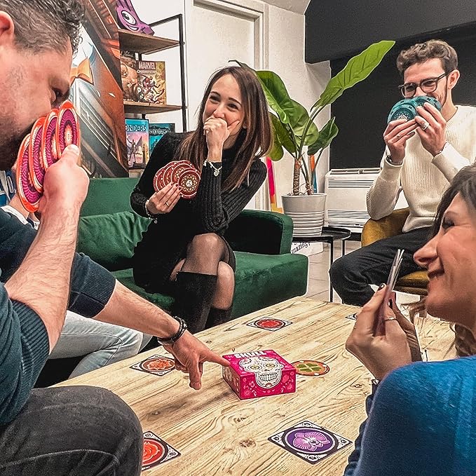 Asmodee Skull Party Game - Bluffing and Strategy Game, Family Fun for Kids & Adults, Ages 13+, 3-6 Players, 30 Minute Playtime