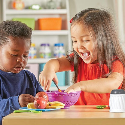 Learning Resources New Sprouts Pasta Time - 20 Pieces, Ages 2+ Pretend Play Food for Toddlers, Preschool Learning Toys, Kitchen Play Toys for Kids