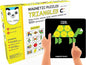 New Magnetic Puzzles : Triangles - Includes 250 Colorful Magnets 100 Puzzles Magnetic Board Display Stand