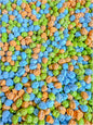Colored Chickpeas for Sensory Play and Sensory Bins - Many Different Seasonal Colors (2 Cups, Dinosaur)