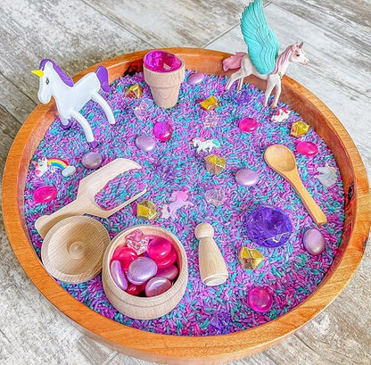 Kids Sensory bins Montessori sensory bin, sensory toys, Sensory bins, Sensory Bin For Preschoolers (Unicorn)