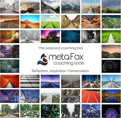 metaFox Coaching Picture Cards | Pathways of Life | 52 Postcards for Coaching and Therapy - Use as Icebreakers for Workshops and Team Building Activities