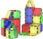 PicassoTiles Magnetic Brick Tiles STEM Creative Magnetic Tiles Building Block Set Building Brick Construction Toy Socket Spikes Toys Accessory Educational Imaginative Learning Kit Stacking Set