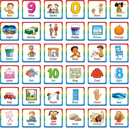 Memory Matching Game, 72 PCS Sight Words Matching Cards for Kids, 36 Pairs Memory Cards, Educational Toy for Children to Learn Sight Words 5+ Years Old