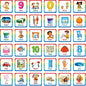 Memory Matching Game, 72 PCS Sight Words Matching Cards for Kids, 36 Pairs Memory Cards, Educational Toy for Children to Learn Sight Words 5+ Years Old