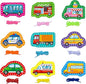 9 Pieces Kids Lacing Cards, Double Sided Sewing Cards in 9 Vehicle Cards with 9 Colorful Laces, Imagination Development Lacing Toys Games for Children Educational and Learning Activity